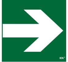 Этикетка самокл. 310х280мм "Направляющая стрелка"   LPC10-1-31-28-STR  IEK