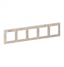 Valena LIFE Ампир бежевый Рамка 5-ая  754115  Legrand
