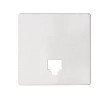 Накладка для телефонной розетки белого матового цвета S82 Concept  8200062-090  Simon