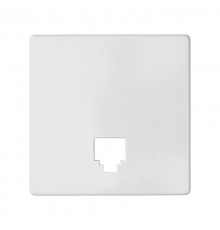 Накладка для телефонной розетки белого матового цвета S82 Concept  8200062-090  Simon