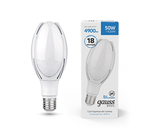 Лампа светодиодная промышленная Basic BT110 AC180-240V 50W 4900lm 6500K E40 LED 1/20  11834352  Gauss