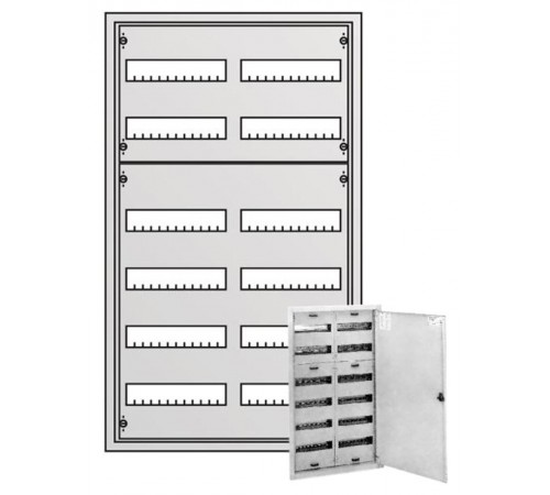 Щит распределительный в нишу 984х560х120 U62 E  ABB