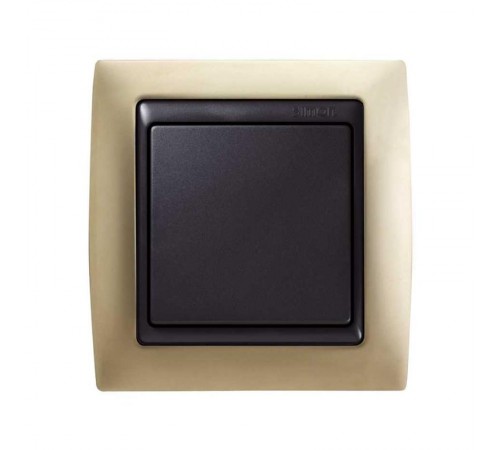 Simon 82 Рамка декоративная, 3 поста, S82, шампань-графит  82834-34  Simon