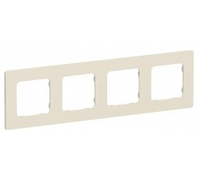 FLITE Classic Рамка 4-ая РУ-4-К-ФлСл сливочный  FI-M42-32-20-K86  IEK