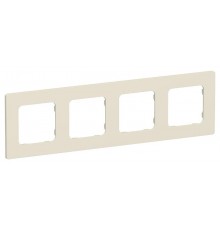 FLITE Classic Рамка 4-ая РУ-4-К-ФлСл сливочный  FI-M42-32-20-K86  IEK