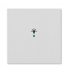 ABB Levit Серый Клавиша 1-ая с символом освещения free@home  6220H-A01001 16  2CHH621001A4016  ABB