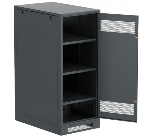 ITK LINEA B Шкаф (пустой) 1450х600мм дверь метал. чер.  LB05-14H69-M  ITK