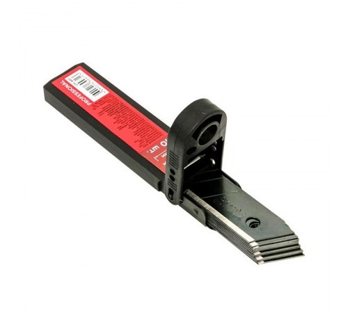 Набор сменных лезвий 18 мм СМ-60 (10 шт, вороненные, SK4, 13 сегментов) EKF Professional  cm-s60  EKF