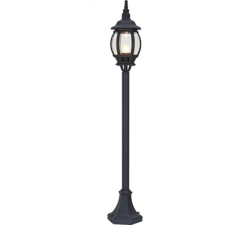 Светильник садово-парковый 8110 столб 100W E27 230V, черный  11106  Feron