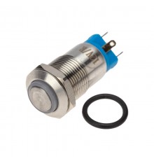 Кнопка антивандальная 12 12В Б/Фикс (2с) (ON)-OFF красная  36-3210  REXANT