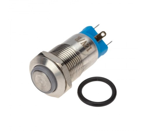 Кнопка антивандальная 12 12В Б/Фикс (2с) (ON)-OFF красная  36-3210  REXANT