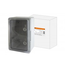 Бокс пластиковый ЩМП-0-5, прозрачная крышка ABS, IP65, -45 до +75 С, навесной, (500x400x240)  SQ0933-0205  TDM