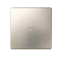 Simon 82 Клавиша с пиктограммой "лампа" для выключателя одноклавишного с подсветкой, S82, S82N, шампань  8200016-034  Simon