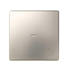 Simon 82 Клавиша с пиктограммой "лампа" для выключателя одноклавишного с подсветкой, S82, S82N, шампань  8200016-034  Simon