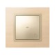 Simon 82 Клавиша с пиктограммой "лампа" для выключателя одноклавишного с подсветкой, S82, S82N, шампань  8200016-034  Simon
