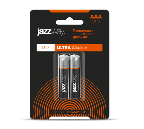 Элементы питания LR03  Ultra PLUS BL-2  .5008168  JAZZway