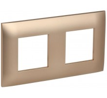 SKANDY Рамка 2-местная SK-F02Sa песочный  SK-M22-K98  IEK