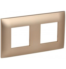 SKANDY Рамка 2-местная SK-F02Sa песочный  SK-M22-K98  IEK