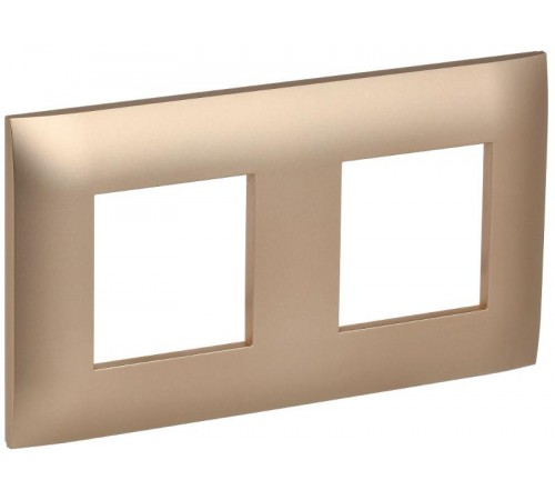 SKANDY Рамка 2-местная SK-F02Sa песочный  SK-M22-K98  IEK