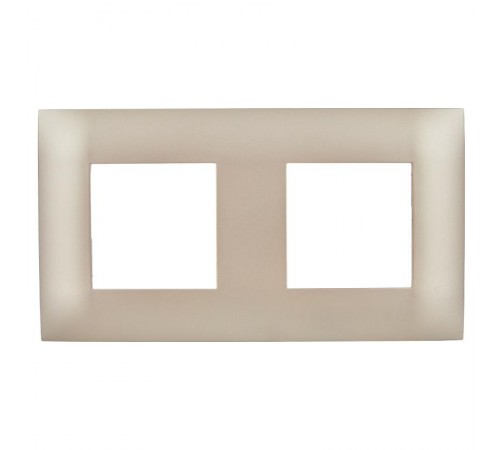 SKANDY Рамка 2-местная SK-F02Sa песочный  SK-M22-K98  IEK