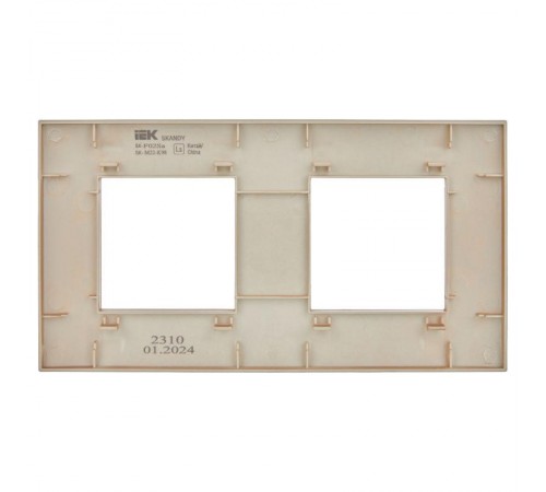 SKANDY Рамка 2-местная SK-F02Sa песочный  SK-M22-K98  IEK