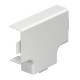 Крышка T-образной секции кабельного канала WDK 15x40 мм (ПВХ,белый) (WDK HT15040RW)  6192467  OBO Bettermann