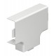 Крышка T-образной секции кабельного канала WDK 15x40 мм (ПВХ,белый) (WDK HT15040RW)  6192467  OBO Bettermann