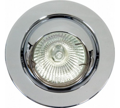 Светильник точечный встраиваемый декоративный DL12/DL3206 MR16 50W G5.3 хром  15125  Feron