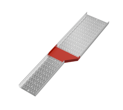 Переходник правый 80х400-600 мм "ПЛЮС" HD  PDplus80-400-600-R HD   КМ-профиль