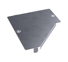 Крышка переходника левого Стандарт INOX (AISI 316) 300х150  PR16.5580  Промрукав