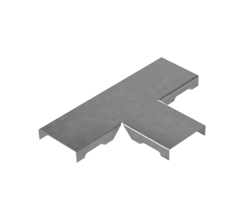 Крышка Т-отвода прямого 50 мм "ПЛЮС"  KPTDplus50  КМ - профиль