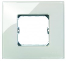 Simon 27 Рамка декоративная, 4 поста, (+суппорт), S27 Neos, Глянец, слоновая кость  27774-31  Simon