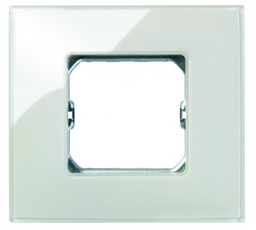 Simon 27 Рамка декоративная, 4 поста, (+суппорт), S27 Neos, Глянец, слоновая кость  27774-31  Simon