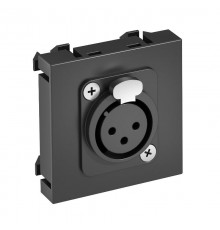 Мультимедийная рамка XLR Modul45 (черный) (MTG-X3F L SWGR1)  6105213  OBO Bettermann