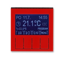 ABB Levit Красный / дымчатый чёрный Терморегулятор универсальный программируемый  3292H-A10301 65  2CHH911031A4065  ABB