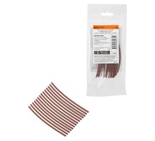 Набор трубок термоусаживаемых, клеевых "Моноцвет, коричневый 1,5/0,6 " SQ0548-3001  TDM