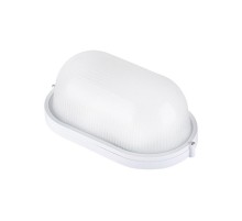 Светильник пылевлагозащищенный под лампу для ЖКХ НПБ 1201 100Вт ЛН E27 IP54 белый овал  SQ0303-0028  TDM