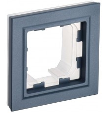 BRITE Рамка 1-ая IP44 РУ-1-БрМ-44 маренго  BR-M12-44-K35  IEK