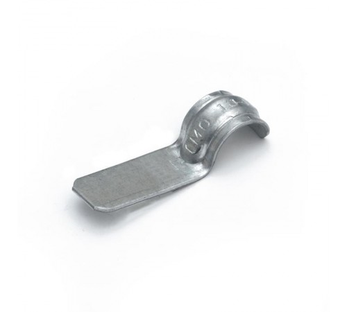 Скоба металлическая однолапковая СМО d10-11 для монтажного пистолета (без отверстий) (100 шт/уп)  PR13.1965  Промрукав