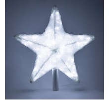 Акриловая светодиодная фигура "Звезда" 50см, 160 светодиодов, белая,  513-455  NEON-NIGHT