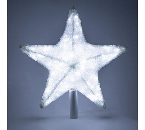 Акриловая светодиодная фигура "Звезда" 50см, 160 светодиодов, белая,  513-455  NEON-NIGHT