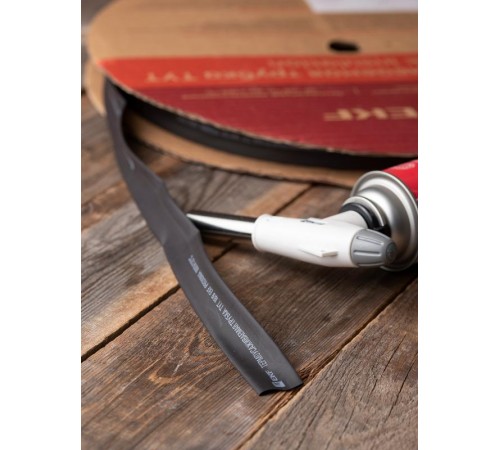 Термоусаживаемая трубка ТУТ нг 18/9 черная рулон PROxima  tut-18-b  EKF