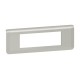 Рамка - Mosaic - 6 модулей - алюминий  079316L  Legrand