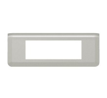 Рамка - Mosaic - 6 модулей - алюминий  079316L  Legrand