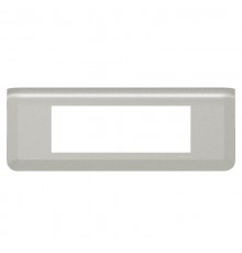 Рамка - Mosaic - 6 модулей - алюминий  079316L  Legrand