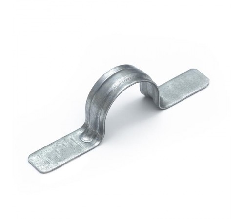 Скоба металлическая двухлапковая СМД d21-22 мм для монтажного пистолета (без отверстий) (100 шт/уп)  PR13.1987  Промрукав