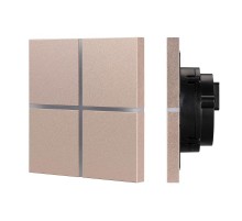 INTELLIGENT ARLIGHT Сенсорная панель KNX-304-13-IN Champagne (BUS, Frameless) (IARL, IP20 Металл, 2 года)  039670  Arlight