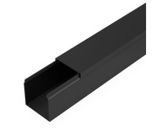 Кабель-канал черный 2-й замок в п/э 25х25 мм (32 м/уп) Промрукав  PR03.0213  Промрукав