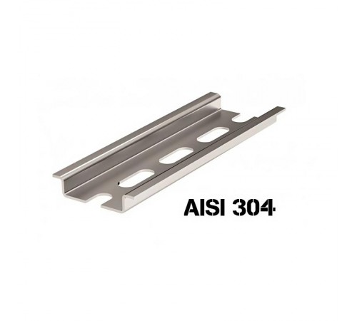 DIN-рейка из нержавеющей стали перфорированная OMEGA 3F 35х75 мм длиной 2000мм 02140SS  DKC - (заменен на арт. 02140RSS)