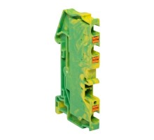 Клеммная колодка пружинная 4 Push-in 3 вывода земля PIT-4-3-pe  EKF